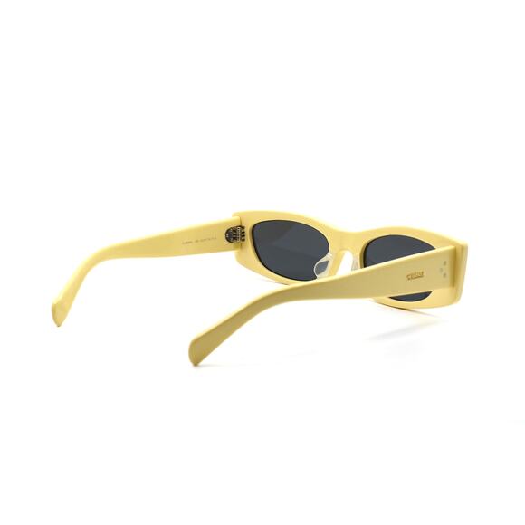 NEW CELINE PARIS CL40245U 39A SHINY BUTTER GREY AUTHENTIC SUNGLASSES - Picture 9 of 15